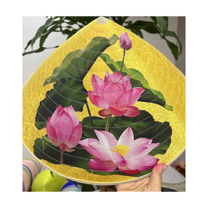 Traditional Vietnam Conical Hat Handmade Bamboo And Palm <b>Leaf</b> Sun Protection Cultural Festival Decoration Custom Logo Gift - Product Image 1
