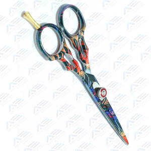 กรรไกรตัดผมหัวแหลมเหล็กคุณภาพสูงสำหรับช่างตัดผมมืออาชีพเครื่องมือความงาม - Product Image 4