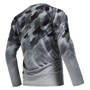 เสื้อตกปลาแบบแห้งเร็ว ระบายอากาศได้ดี ผลิตตามสั่งจากปากีสถาน ผ้าโพลีเอสเตอร์ 100% ป้องกันรังสียูวี UPF 50+ แขนยาว - Product Image 6