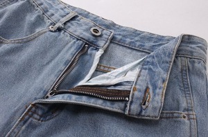 Pantalones Cortos de Mezclilla Casuales para Hombre de Alta Calidad RELEVO INDUSTRIES, Hechos a Medida en Fábrica, 100% Algodón, Cintura Elástica, Transpirables - Product Image 4