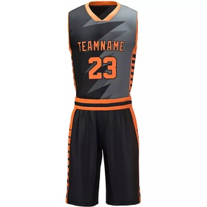 Uniforme de Baloncesto Personalizado, Jersey sin Mangas y Pantalones Cortos, Tejido Transpirable y Ligero de Secado Rápido - Product Image 1
