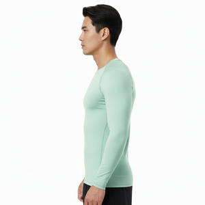 Vente en gros de rashguards personnalisés imprimés par sublimation pour hommes, t-shirt de surf à manches longues pour hommes, rashguard BJJ - Product Image 2
