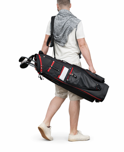 Sac de golf léger pour hommes, ergonomique, pour joueurs qui se déplacent à pied, avec base renforcée et compartiment supérieur pour clubs - Product Image 2