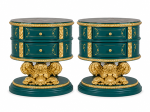 Lit et mobilier de chambre à coucher de style turc classique sculpté, lit en bois massif de style turc royal pour villas et maisons de luxe, fabricant - Product Image 3