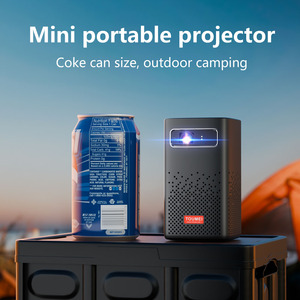 Mini Proyector C900 para Exteriores, Batería Recargable Integrada, Proyector <span class=keywords><strong>de</strong></span> Video Inteligente Portátil con Android para Cine Nocturno en el Dormitorio - Product Image 2