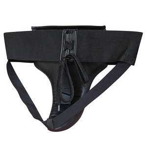 Protection de l'aine en cuir de vachette de qualité supérieure, équipement de sécurité pour la boxe, logo personnalisé OEM - Product Image 5