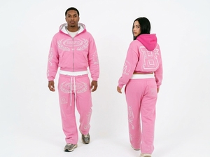 Survêtement unisexe personnalisé à fermeture éclair pour homme, design vieilli, faible MOQ, meilleur prix, avec pantalon de jogging à double ceinture – Vente chaude - Product Image 4