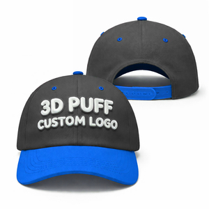 Gorras Personalizadas al por Mayor, Transpirables, Ligeras, de Secado Rápido, para Uso Diario, Gorras de Béisbol con Impresión 3D en Relieve - Product Image 3