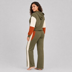 Fall Clothing Trendy <b>Women</b> <b>Sweatpants</b> and Hoodie Set Professional Factory Made Cotton Fleece Tracksuit For Ladies - Product Image 5