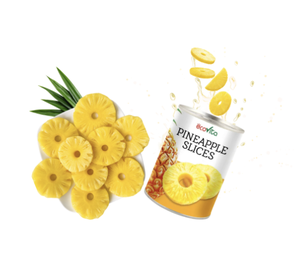 Hot Sale ISO Standard Made In Vietnam Wholesale Price Canned <b>Pineapple</b> Slices In <b>Light</b> Syrup 20oz/30oz/A10 - Product Image 1