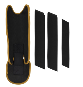 Protège-jambes de baseball en cuir PU avec fermeture auto-agrippante – Protection professionnelle pour l'entraînement sportif des adultes toutes saisons - Product Image 6