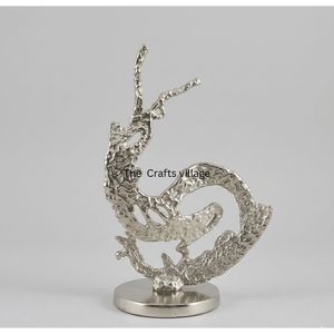 Sculpture Métallique Décorative Artistique, Figurine Moderne, Décoration de Table pour Salon, Pièce d'Accent Intérieure Haut de Gamme - Product Image 3
