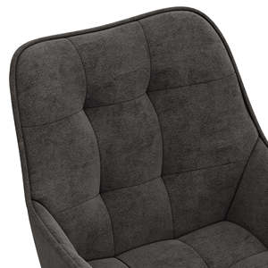 Chaises de salle à manger en tissu de luxe nordique, chaises de cuisine classiques en velours nordique, style italien - Product Image 4