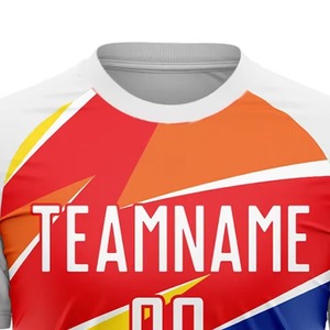 เสื้อฟุตบอลแขนสั้นคุณภาพสูง ระบายอากาศได้ดี สวมใส่สบาย เหมาะสำหรับฤดูร้อน พร้อมคุณสมบัติแห้งเร็ว - Product Image 5
