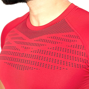 Camiseta Deportiva Cómoda y Moderna para Hombre, de Manga Corta, Secado Rápido, Corte Ajustado, Cuello Redondo, Tejido de Poliéster, para Gimnasio y Fitness - Product Image 6