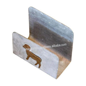 Decoración de mesa de madera y galvanizada, servilletero decorativo galvanizado independiente, servilletero - Product Image 5