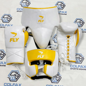 Ensemble de boxe en cuir sur mesure OEM, kit d'entraînement de haute qualité, protège-coins de boxe confortables et personnalisables - Product Image 5