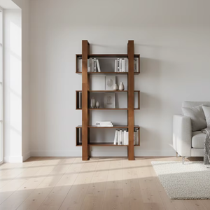 ชั้นวางของอเนกประสงค์ไม้สักแท้ Roca Durable Solid Teak Wood พร้อมการตกแต่งแบบธรรมชาติ ชั้นวางของสไตล์โมเดิร์นเรียบง่ายสำหรับห้องนั่งเล่น - Product Image 1