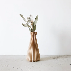 Vase à fleurs décoratif en bois naturel fait main, design moderne, écologique, pour la décoration de la maison, vente en gros - Product Image 5