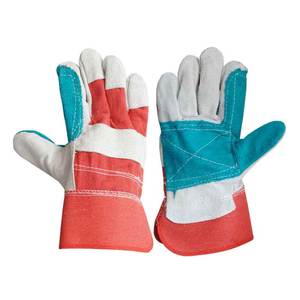 Meilleurs gants de soudage TIG en cuir de vachette résistants à la chaleur, antidérapants et sans poudre, prix de gros, vente chaude - Product Image 3