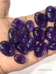 อเมทิสต์แอฟริกันสีม่วงธรรมชาติ ควอตซ์พลอยหลวม รูปทรงผสม ขนาดผสม ประมาณ 20 ถึง 30 มม. - Product Image 2