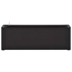 Bac à fleurs surélevé en polypropylène anthracite 39,4x16,9x13,0 pouces - Product Image 3