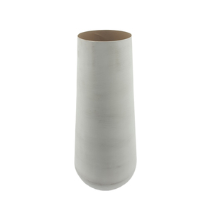 Ensemble de 2 pots de fleurs ronds modernes, couleur blanche, petit pot de fleurs en métal pour la décoration de la maison et du jardin, fait main, personnalisé - Product Image 1