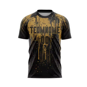 Camiseta de Fútbol Ligera y Transpirable, Personalizada con Impresión por Transferencia de Calor, Manga Corta, Uniforme con Impresión Completa de Alta Definición, Corte Regular - Product Image 1