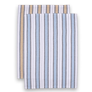 Serviette de cuisine en coton 100% certifié GOTS, tissée, à rayures et à carreaux, douce, confortable, séchage rapide, gaufrée, écologique, multi-usages - Product Image 5