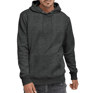 Sudadera con Capucha Casual para Hombre, Manga Corta, 100% Algodón, Estilo Urbano, Impresión Digital, Bordado, Color Sólido, Sudadera con Capucha para Invierno - Product Image 1