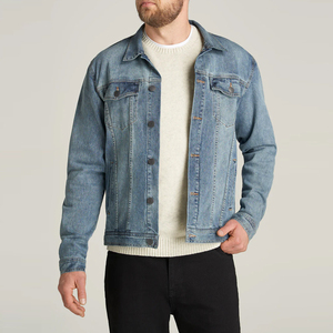 Veste en jean pour homme de haute qualité, disponible en différentes couleurs, best-seller, respirante, 100% coton, personnalisable OEM - Product Image 1
