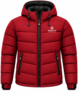 Veste matelassée d'hiver de haute qualité à manches longues avec logo personnalisé, imperméable et chaude pour homme, veste matelassée OEM, streetwear tendance, dernières vestes - Product Image 1