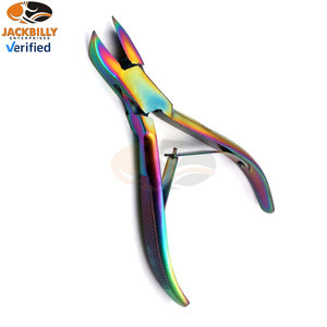 Cortauñas profesional para uñas de los pies y manos, con diseño camaleón arcoíris, para uñas encarnadas, herramienta de pedicura afilada y duradera, apta para bebés. - Product Image 2