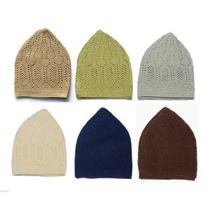 Chapeau de prière musulman turc en coton Kufi Topi Taqiyah de qualité supérieure, chapeaux islamiques pour adultes, broderie 3D personnalisable, décontracté - Product Image 4