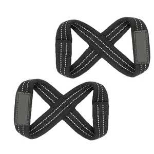 Sangles en coton en forme de 8 pour musculation, unisexe, haute qualité, personnalisables (couleur/taille/logo), OEM/ODM, prix abordable, faible MOQ, meilleures ventes - Product Image 6