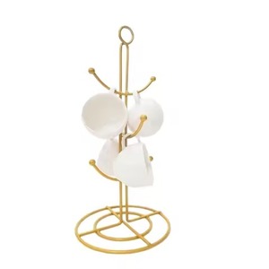 Metal <b>Mug</b> Hanger Black Wire Table Top Coffee Cup Tree Stand Kitchen Storage Organizer Countertop Display Rack <b>Mug</b> <b>Holder</b> - Product Image 2