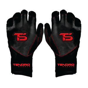 Guantes de Bateo de Béisbol de Cuero Bruce Bolt, Transpirables, Acolchados, con Cierre de Gancho y Bucle, para Mano Izquierda, Unisex, Adulto, Entrenamiento Profesional, Alta Calidad - Product Image 6