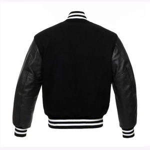 2025 Varsity <b>Jacket</b> With Leather Sleeves <b>For</b> <b>Men</b> 100%Cotton And Trending Design Highly Recommended In Wholesale Price - Product Image 3