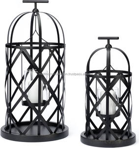 คอลเลกชันใหม่2023โคมไฟอิตาเลี่ยนโคมไฟโลหะทำด้วยมือสำหรับร้านอาหารบ้านไร่แฟนซีโคมไฟเทียนทีไลท์ - Product Image 2