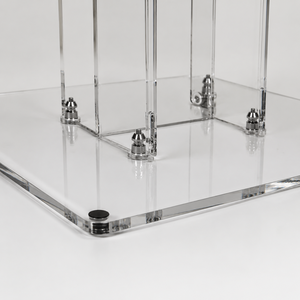 Podio Moderno Transparente de Acrílico, Desmontable y de Tamaño Pequeño - Product Image 2