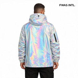 Wholesale Customizable Waterproof Windbreaker Jacket <b>for</b> Men Lightweight & Breathable B2B men's jackets Y2K Style Jackets - Product Image 2