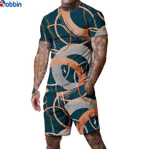Conjunto unisex de pantalones cortos, ropa de diseñador para hombre, impresión digital, poliéster, conjunto de 2 piezas, conjunto deportivo para hombre, camiseta y pantalones cortos para gimnasio. - Product Image 5
