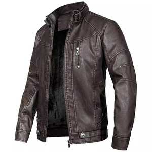 Chaqueta de Cuero para Hombre, Talla Grande, para Uso en Exteriores en Invierno, con Etiqueta Privada Personalizada - Product Image 1