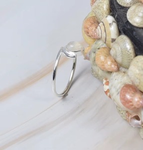 Natural Rainbow Moonstone Smooth Pear Shape <b>Ring</b> <b>925</b> Sterling <b>Silver</b> Handmade Moonstone Jewelry Fashion Statement <b>Ring</b> Wholesale - Product Image 6