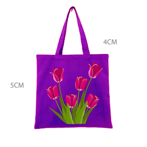 Sac fourre-tout en coton de haute qualité Design imprimé à la mode réutilisable pour la vie quotidienne Emballage et cadeaux à prix économique Fabriqué en Inde - Product Image 4