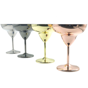 Copa de Martini de Metal de Diseño Moderno, Transparente, de Acero Inoxidable, para Cócteles en Casa, Fiestas, Logotipo Personalizado, Idea de Regalo al por Mayor para Vino - Product Image 1