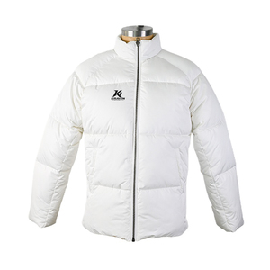 Chaqueta Escolar Acolchada para Hombre con Diseño en Color Blanco y Suministro al por Mayor de Fábrica 2026 - Product Image 1