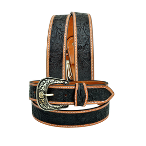 Handcrafted Genuine Leather Western <b>Belt</b> for Men Tooled Leather Design OEM Wholesale Supplier - Product Image 5