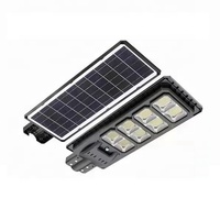 Lampadaire solaire LED 400W tout-en-un avec corps en ABS IP65 et IP68 pour le jardin et l'éclairage routier extérieur Alimentation CC incluse