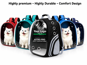 Direct Manufacturer ASTRO PRO Transparent <b>Cat</b> <b>Backpack</b> | OEM ODM Custom Logo Pet Carrier for <b>Cats</b> - Product Image 1